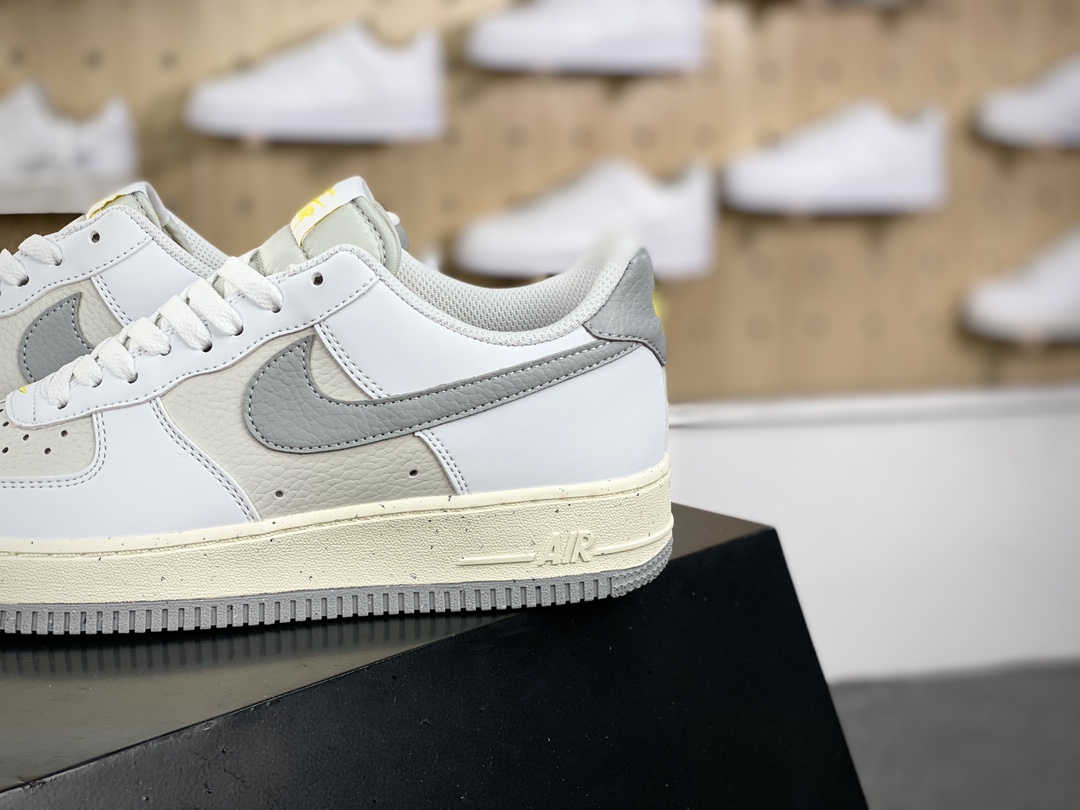 200 耐克Nike Air Force 1'07”40th Anniversary/White Grey”空军一号板鞋“白灰灰钩”FZ4620-100