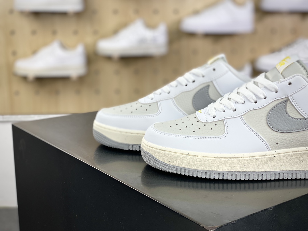 200 耐克Nike Air Force 1'07”40th Anniversary/White Grey”空军一号板鞋“白灰灰钩”FZ4620-100