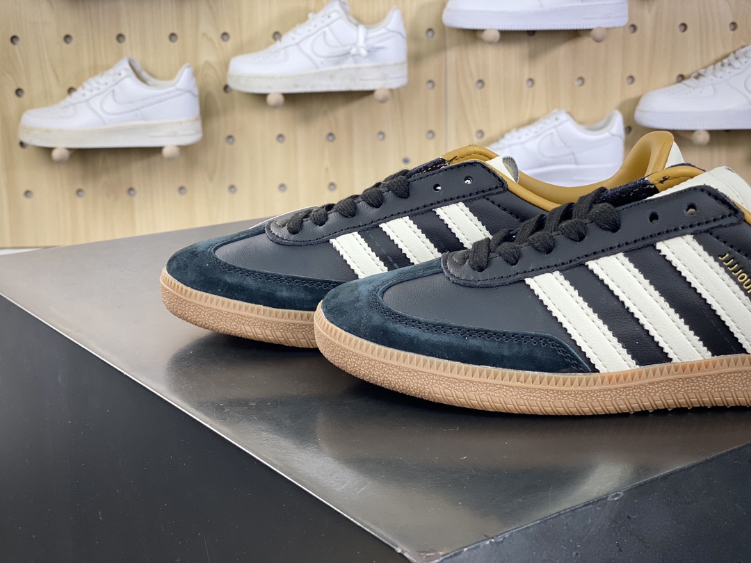 200 JJJJound x Adidas Originals Samba Classic”Studded Pack Black”桑巴舞板鞋“联名黑白棕”ID8707