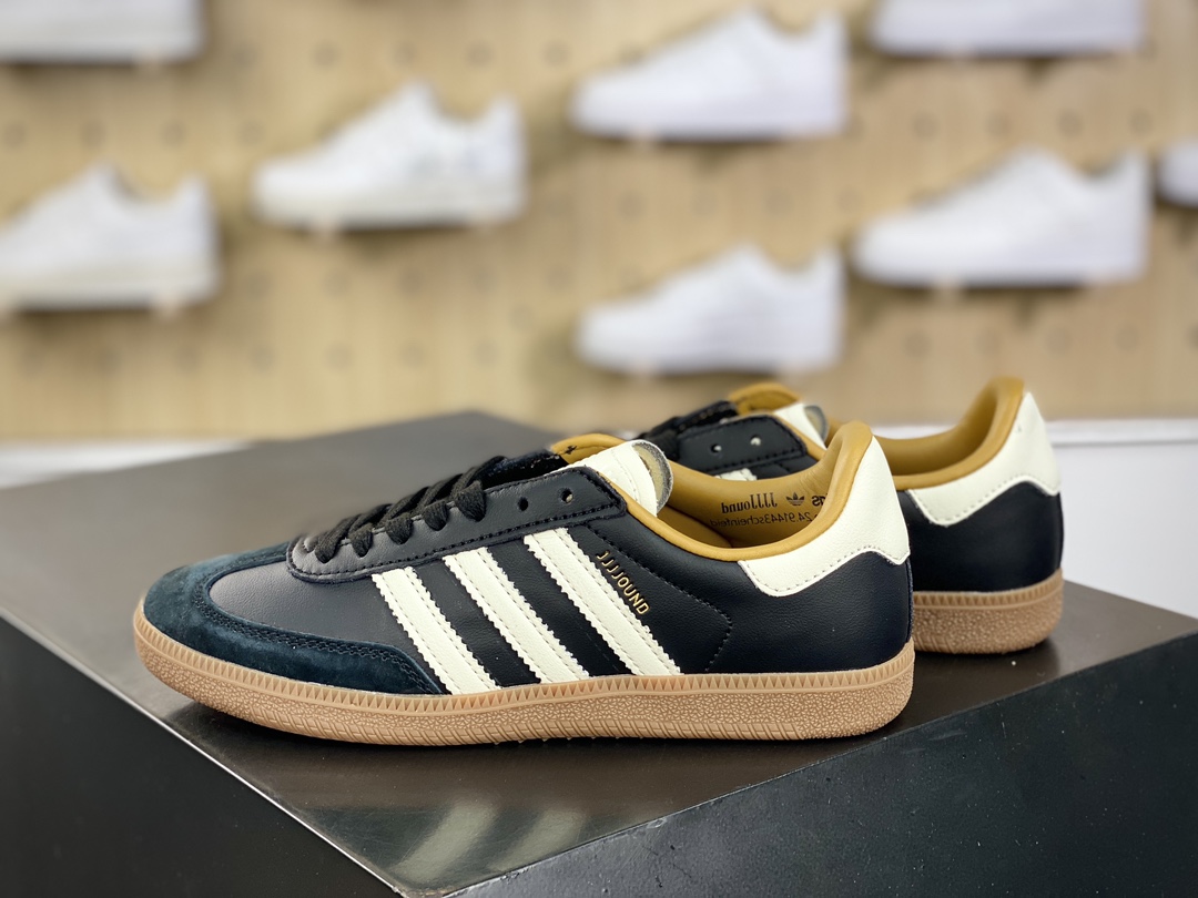 200 JJJJound x Adidas Originals Samba Classic”Studded Pack Black”桑巴舞板鞋“联名黑白棕”ID8707