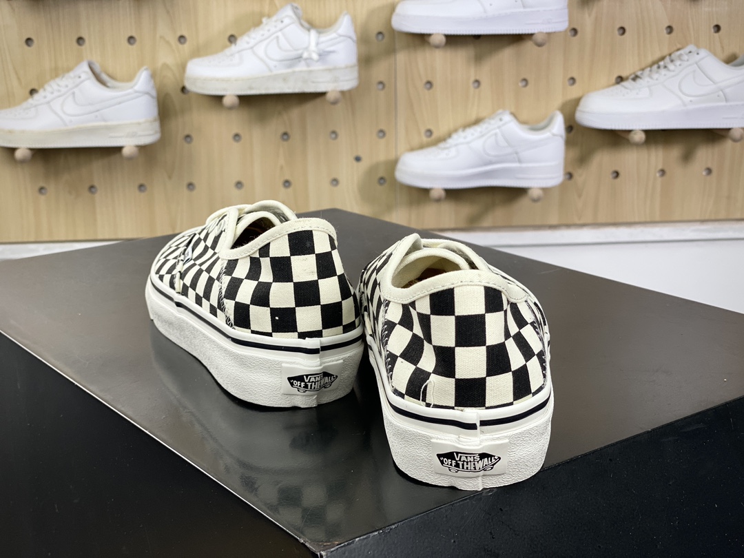 130 Vans Classic Slip-on VR3 SF”Black/White/Checkerboard”经典一脚板鞋“帆布黑白灰棋盘格子”VNOA4BX5BPS