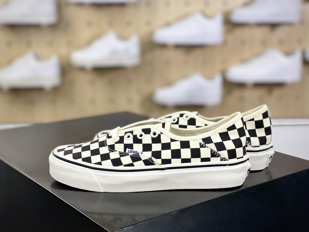 130 Vans Classic Slip-on VR3 SF”Black/White/Checkerboard”经典一脚板鞋“帆布黑白灰棋盘格子”VNOA4BX5BPS