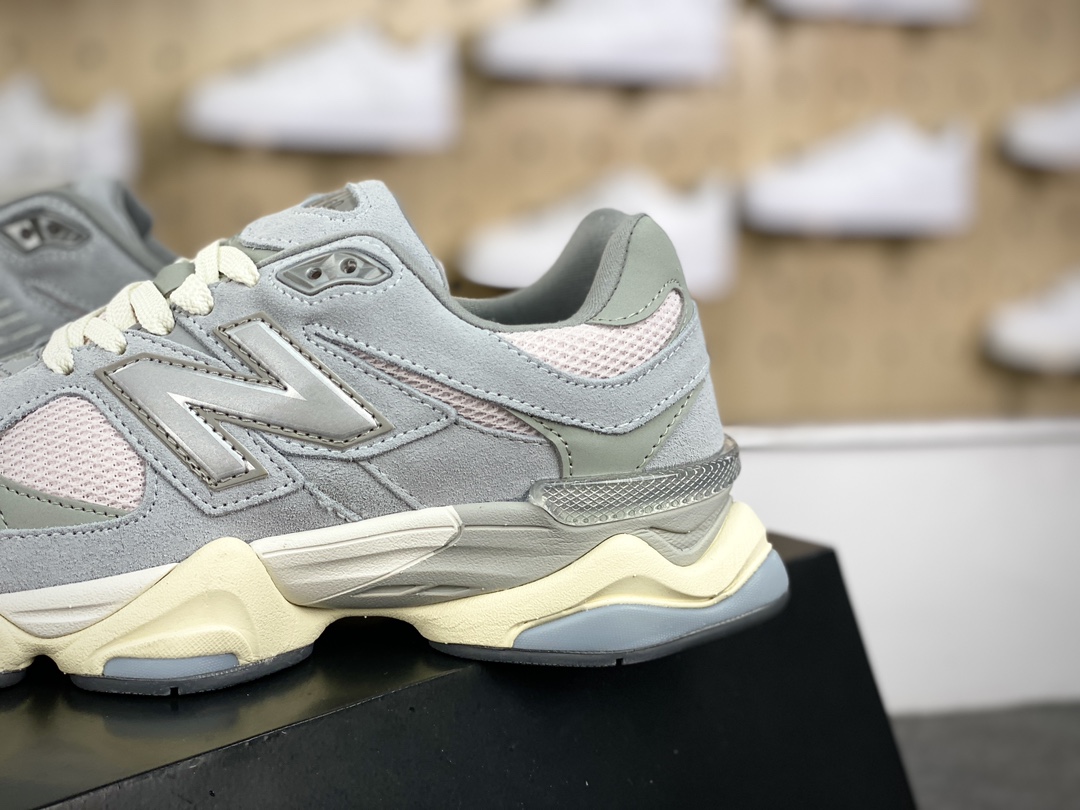 240 新百伦New Balance 9060”Pink/Grey”系列复古百搭跑步鞋“浅粉灰银”U9060SFB