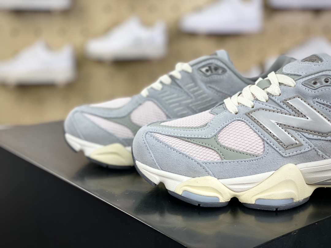 240 新百伦New Balance 9060”Pink/Grey”系列复古百搭跑步鞋“浅粉灰银”U9060SFB