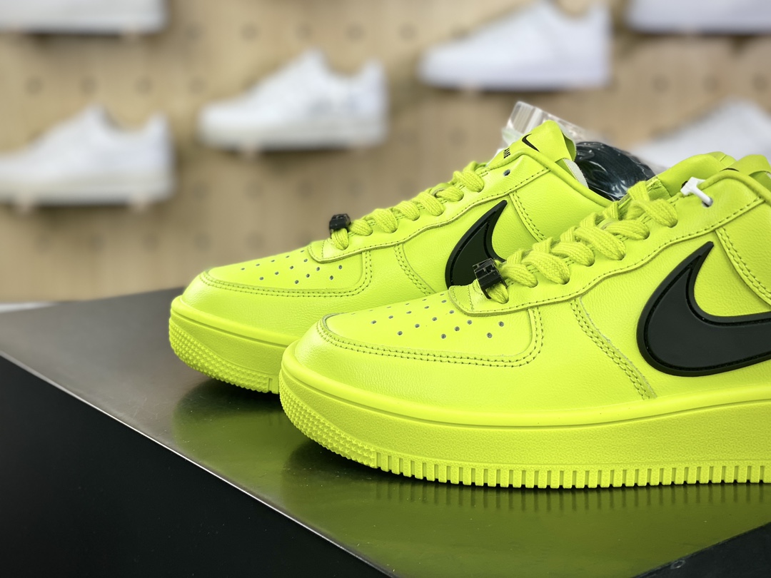 260 Nike Air Force 1 Low SP"Flash Lime"空军一号板鞋“联名荧光绿酸橙黑大钩”DV3464-100