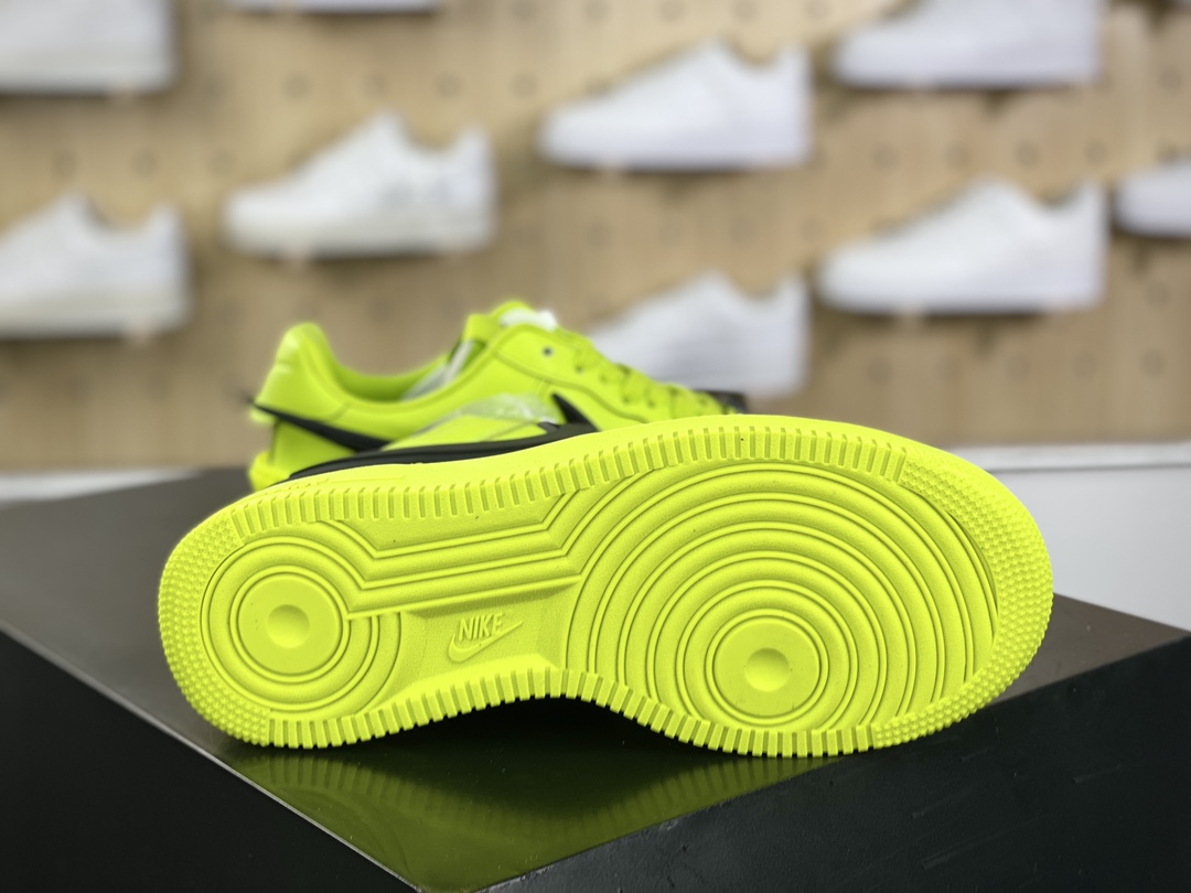 260 Nike Air Force 1 Low SP"Flash Lime"空军一号板鞋“联名荧光绿酸橙黑大钩”DV3464-100