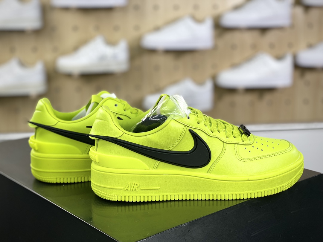 260 Nike Air Force 1 Low SP"Flash Lime"空军一号板鞋“联名荧光绿酸橙黑大钩”DV3464-100