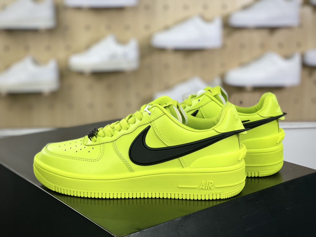 260 Nike Air Force 1 Low SP"Flash Lime"空军一号板鞋“联名荧光绿酸橙黑大钩”DV3464-100