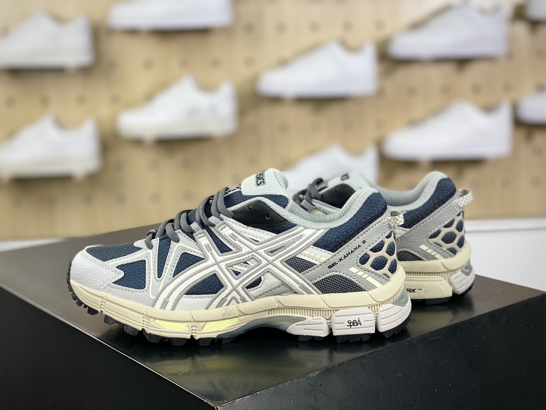 200 亚瑟士/ASICS Tiger Gel-Kahana 卡哈娜8代系列低帮跑步鞋“浅灰黑棕”1011B109-031