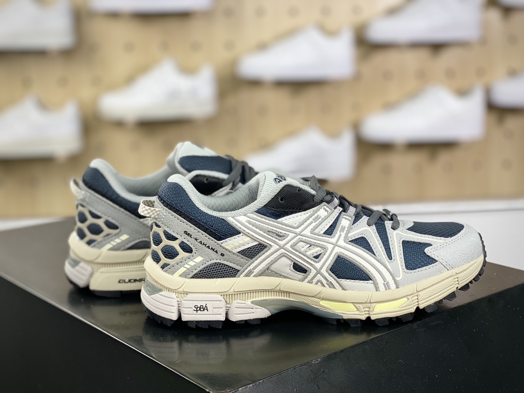 200 亚瑟士/ASICS Tiger Gel-Kahana 卡哈娜8代系列低帮跑步鞋“浅灰黑棕”1011B109-031