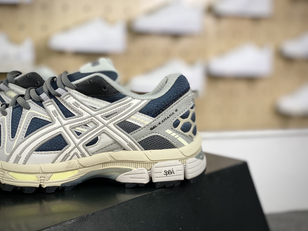 200 亚瑟士/ASICS Tiger Gel-Kahana 卡哈娜8代系列低帮跑步鞋“浅灰黑棕”1011B109-031