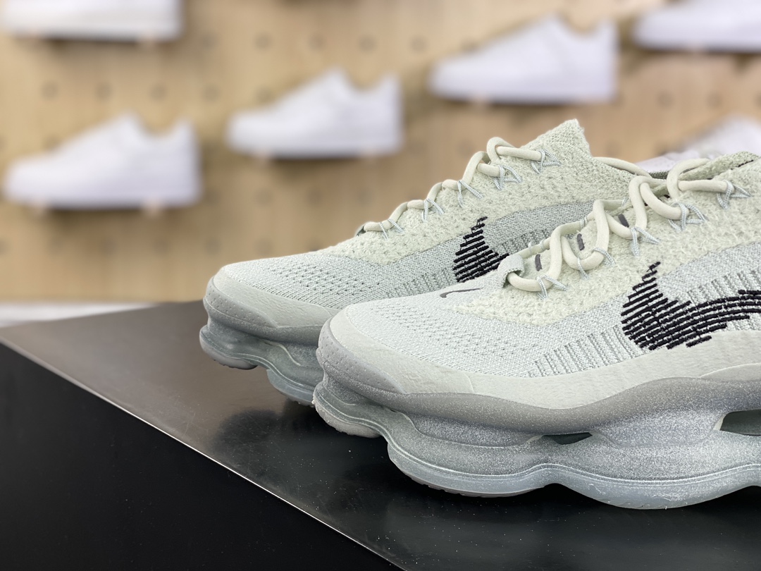 220 耐克Nike Air Max Scorpion Flyknit SE"Cloudy Grey"天蝎座慢跑鞋“针织云会黑夜光底”FQ2694-001