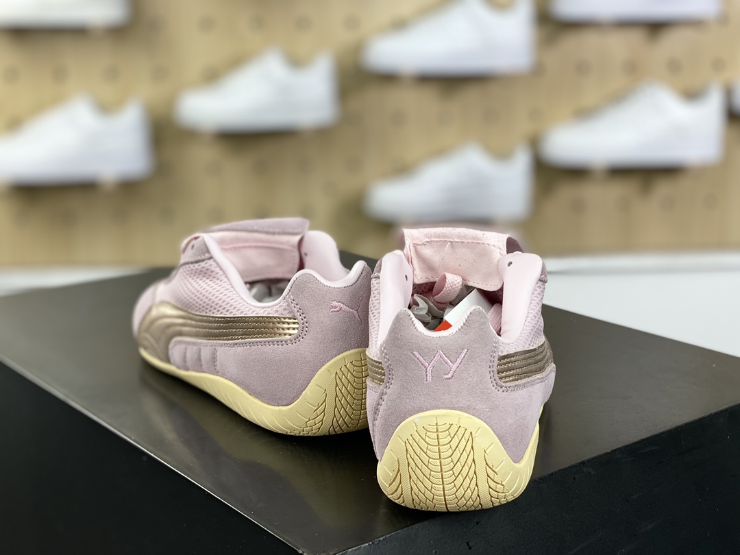 180  Puma Speedca 'Whisper Of Pink/Chamomile”极速赛车鞋“翻毛浅粉玫瑰金”397397-03