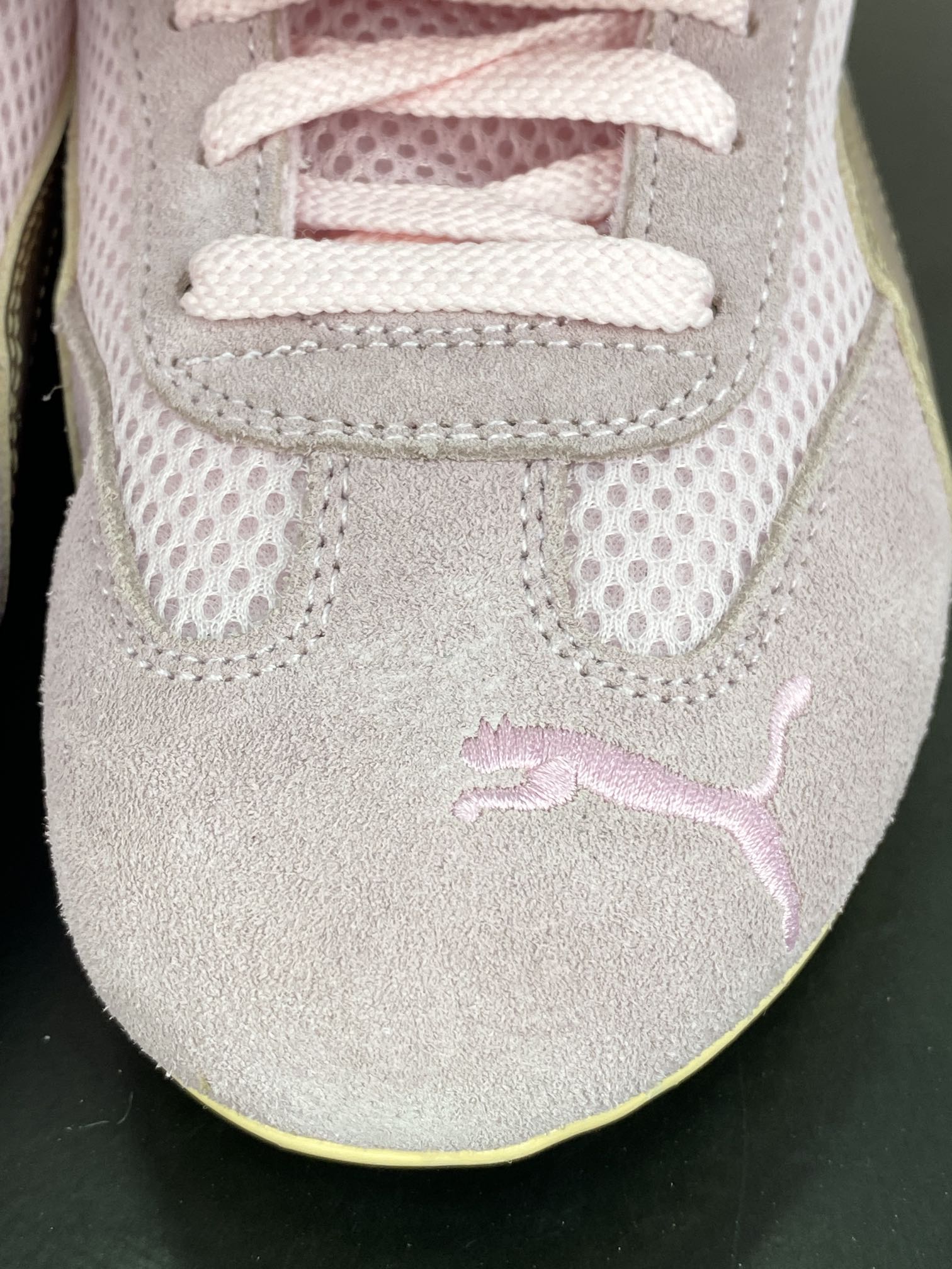 180  Puma Speedca 'Whisper Of Pink/Chamomile”极速赛车鞋“翻毛浅粉玫瑰金”397397-03