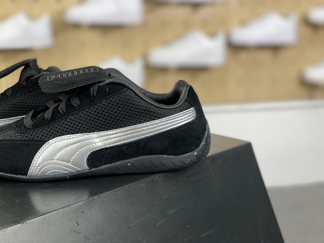 180 Open YY x Puma Speedca"Black Shadow Grey"极速赛车赛车鞋“翻毛黑银”397397-01