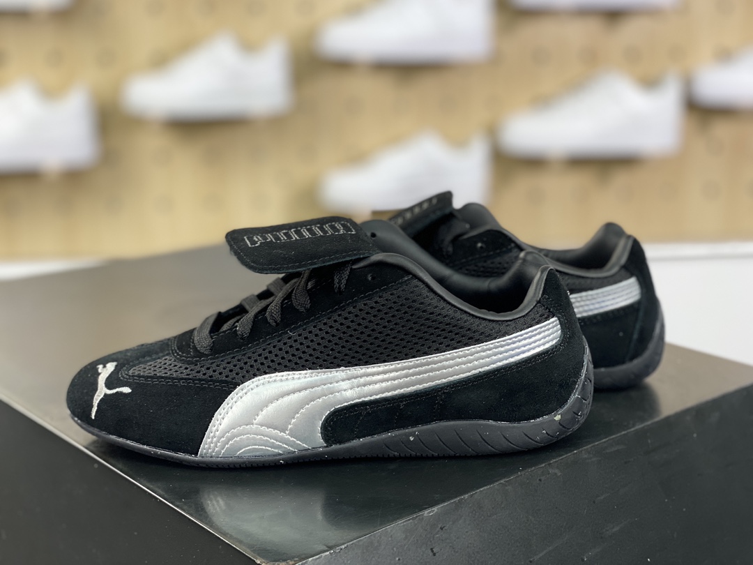 180 Open YY x Puma Speedca"Black Shadow Grey"极速赛车赛车鞋“翻毛黑银”397397-01