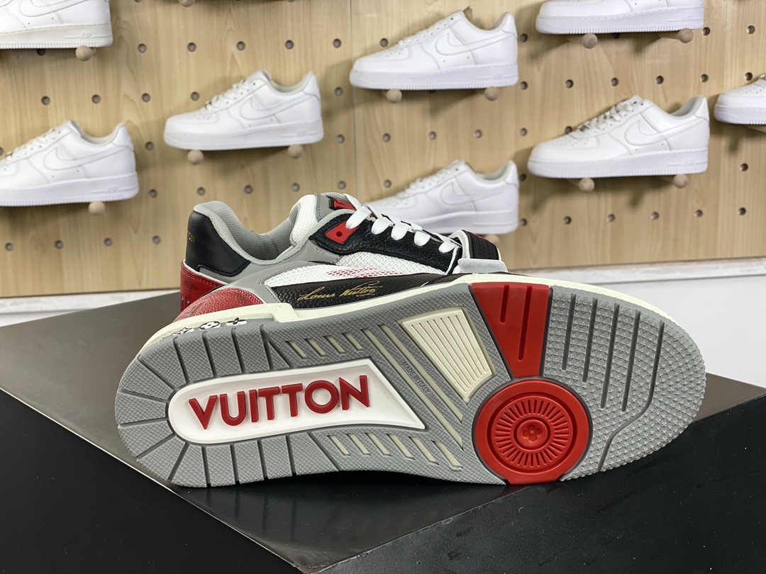 380 Louis Vuitton Trainer Sneaker Low 运动系列低帮复古百搭休闲运动文化篮球板鞋