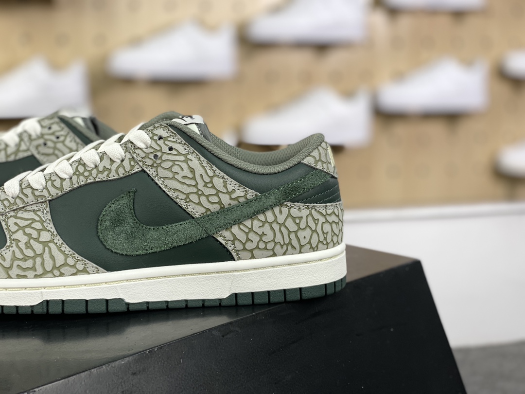 240 耐克Nike Dunk Low Premium"Urban Landscape 2.0"扣篮板鞋“绿白爆裂纹”HF4878-053