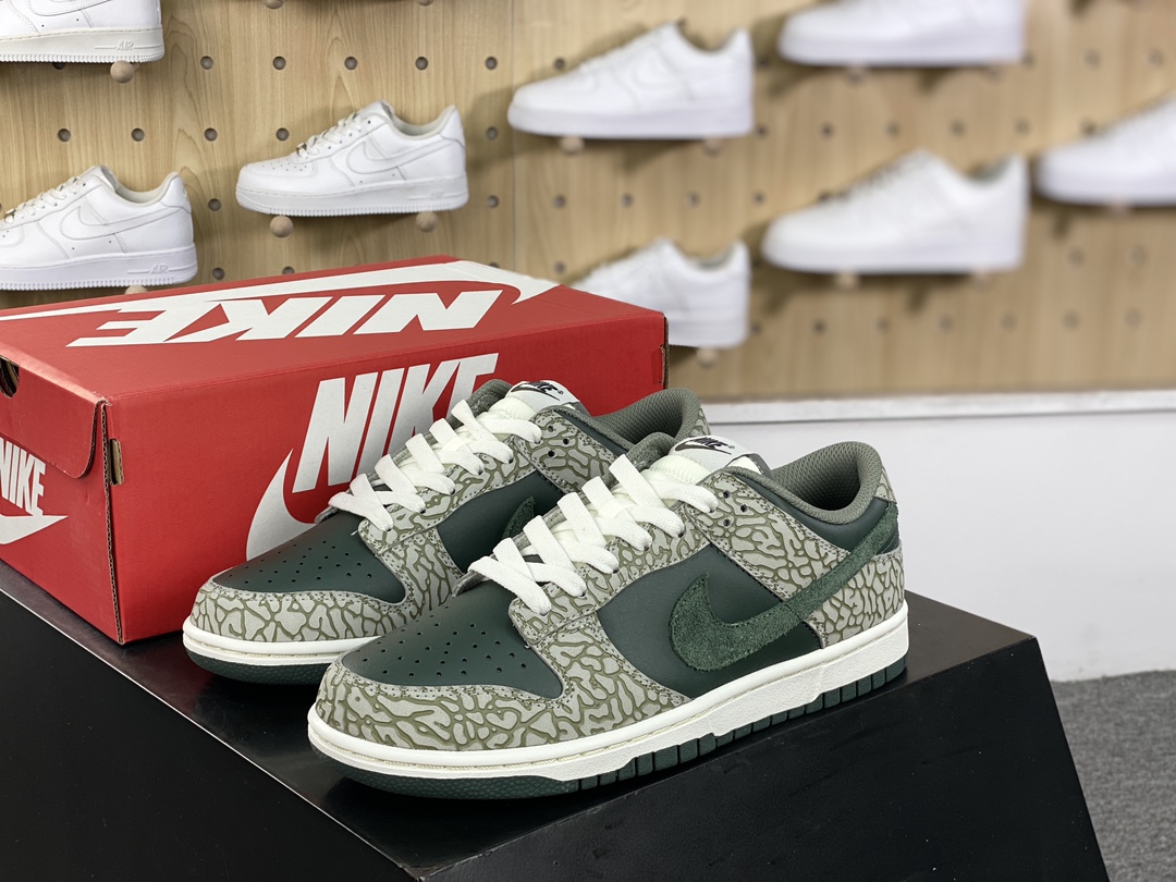 240 耐克Nike Dunk Low Premium”Urban Landscape 2.0″扣篮板鞋“绿白爆裂纹”HF4878-053