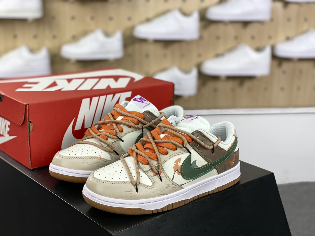 200 耐克Nike SB Dunk Low Lot”Summer of the Fox”扣篮系列低帮板鞋“米棕狐狸的夏天绑绳”FD9922-151