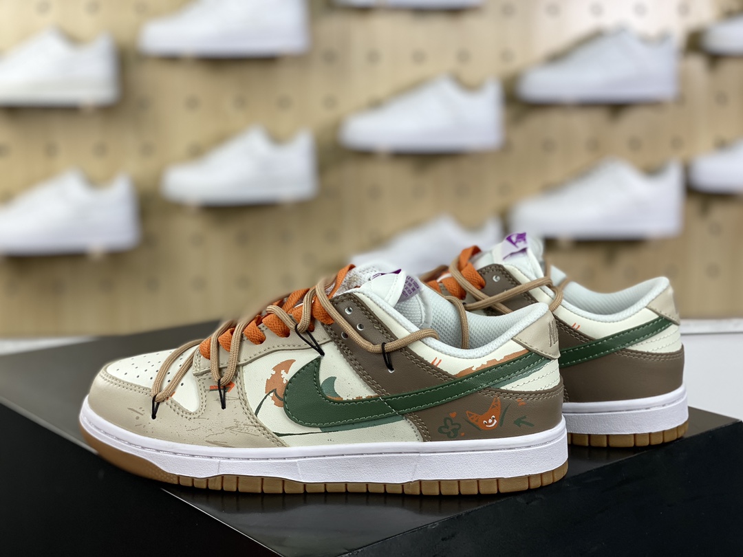 200 耐克Nike SB Dunk Low Lot"Summer of the Fox"扣篮系列低帮板鞋“米棕狐狸的夏天绑绳”FD9922-151