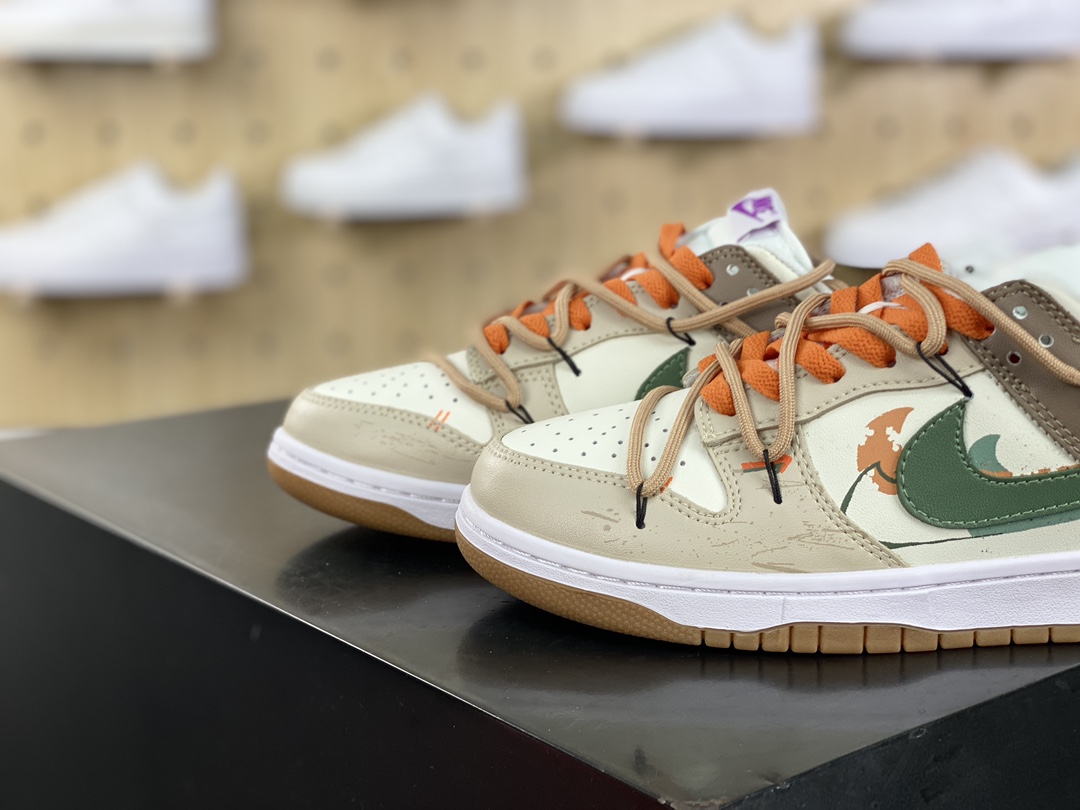 200 耐克Nike SB Dunk Low Lot"Summer of the Fox"扣篮系列低帮板鞋“米棕狐狸的夏天绑绳”FD9922-151