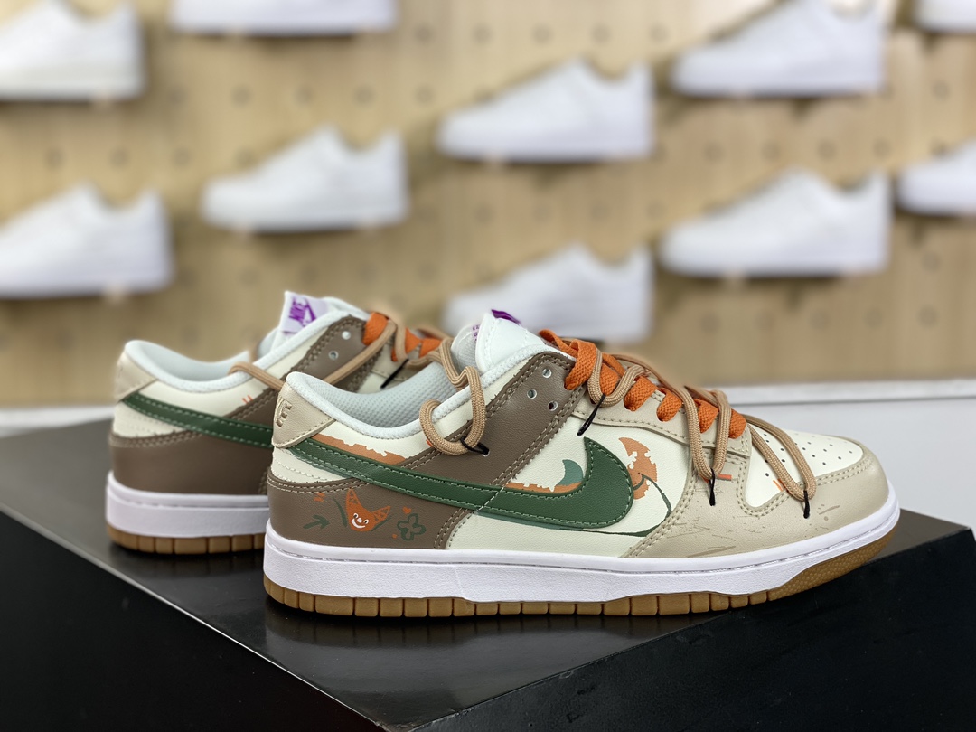 200 耐克Nike SB Dunk Low Lot"Summer of the Fox"扣篮系列低帮板鞋“米棕狐狸的夏天绑绳”FD9922-151