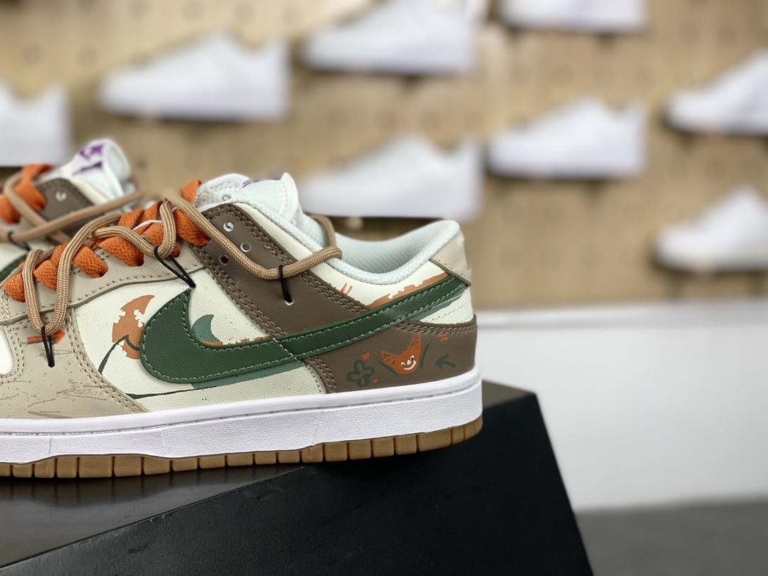 200 耐克Nike SB Dunk Low Lot"Summer of the Fox"扣篮系列低帮板鞋“米棕狐狸的夏天绑绳”FD9922-151