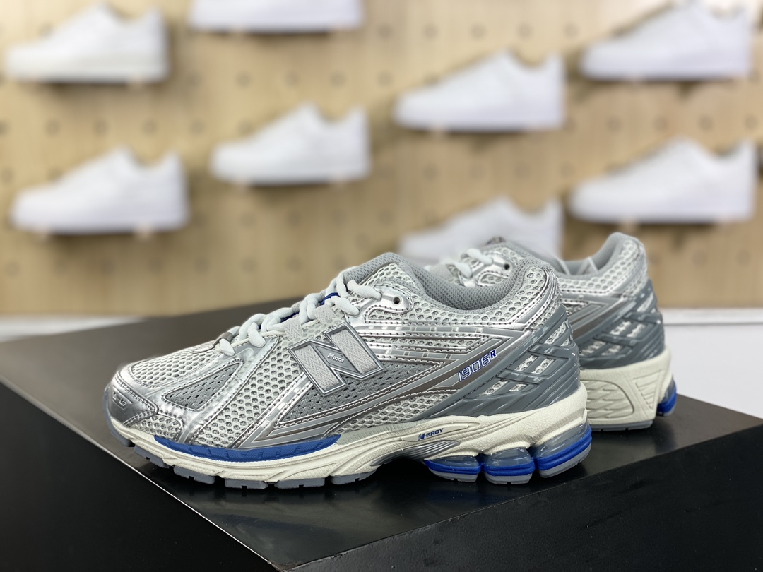 220 NB新百伦New Balance 1906R"Silver Metallic/Blue"系列低帮慢跑鞋“金属银白蓝”M1906RQA