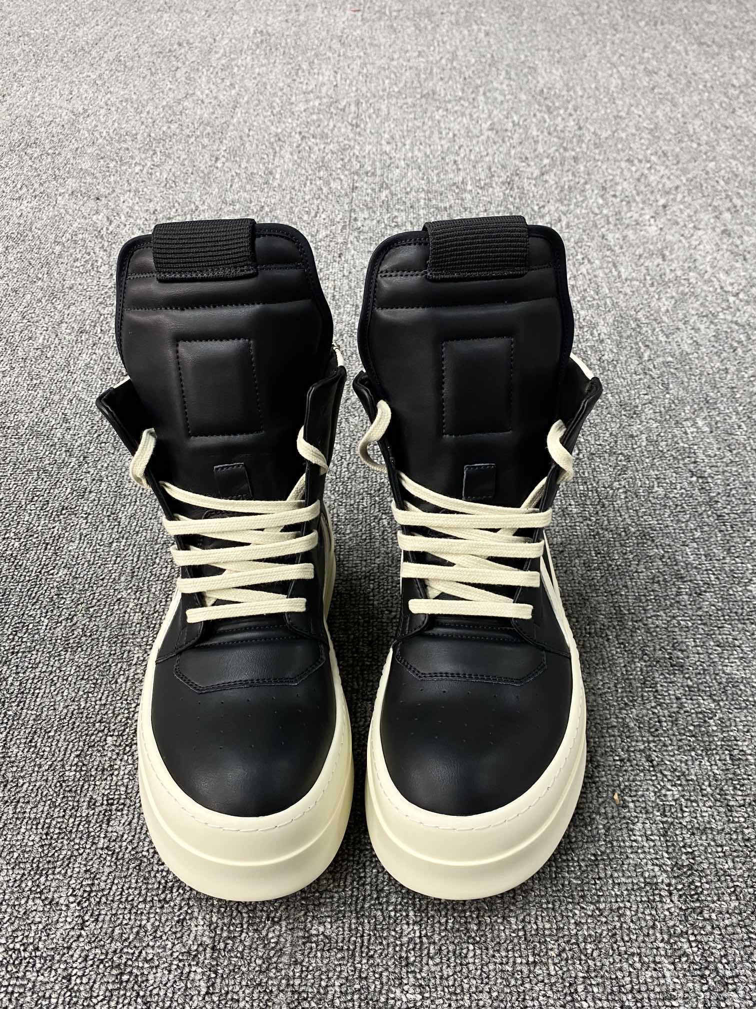 [Rick Owens Series]Extreme dark windWater-dyed grained calfskin material Th