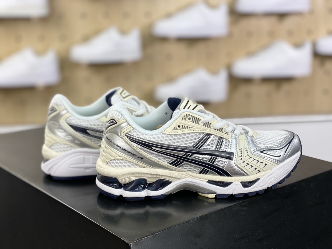 220 亚瑟士/ASICS Gel Kayano 14"Beige Sliver/Grey"卡亚诺14代系列跑步鞋