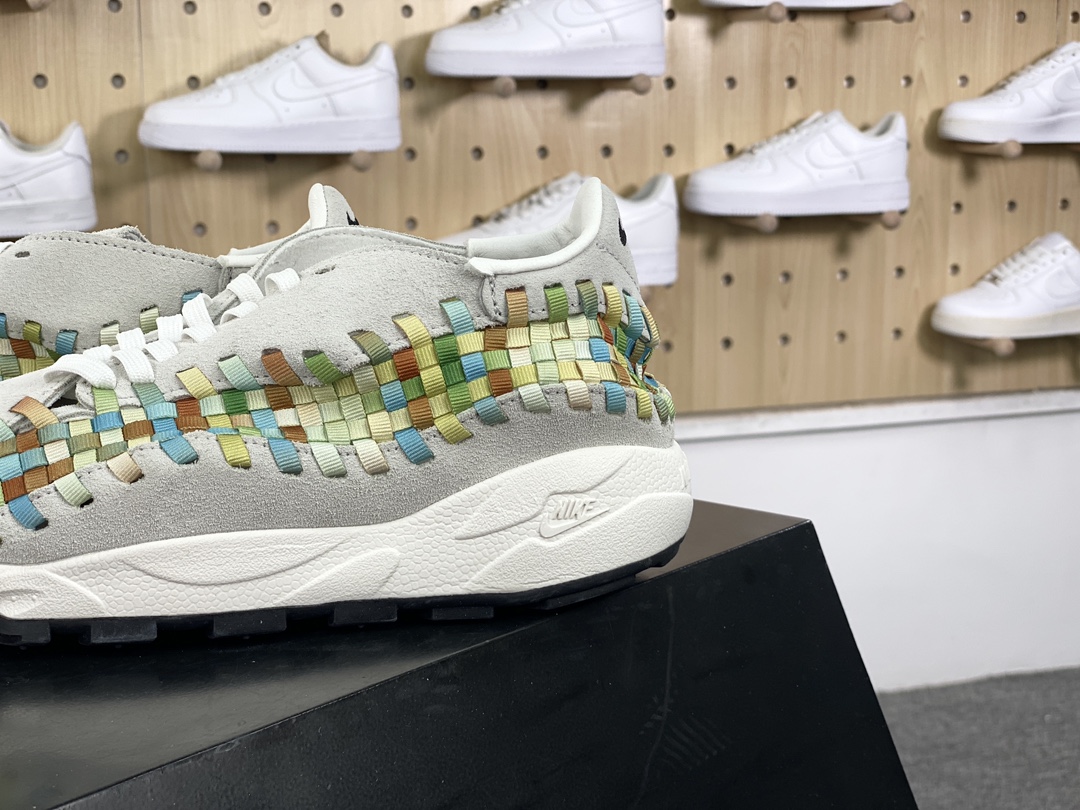 NIKE Air Footscape Woven ”Cow Print” running shoes ”Beige” FB1959-101