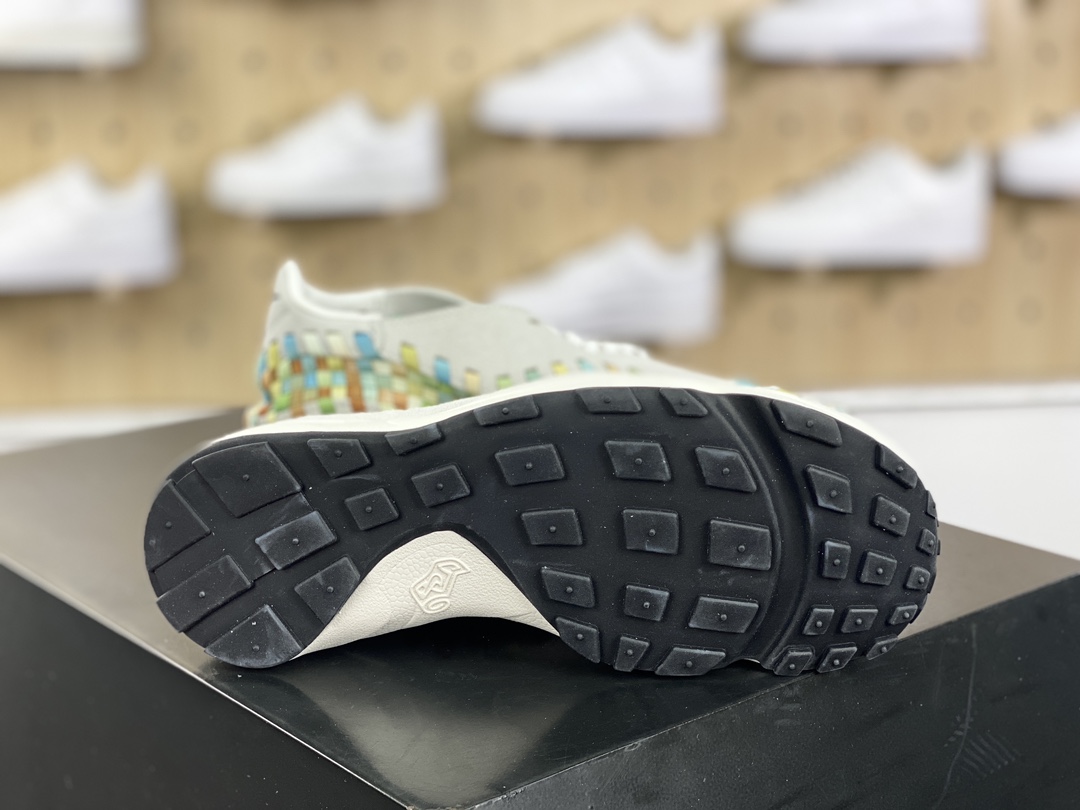 NIKE Air Footscape Woven ”Cow Print” running shoes ”Beige” FB1959-101