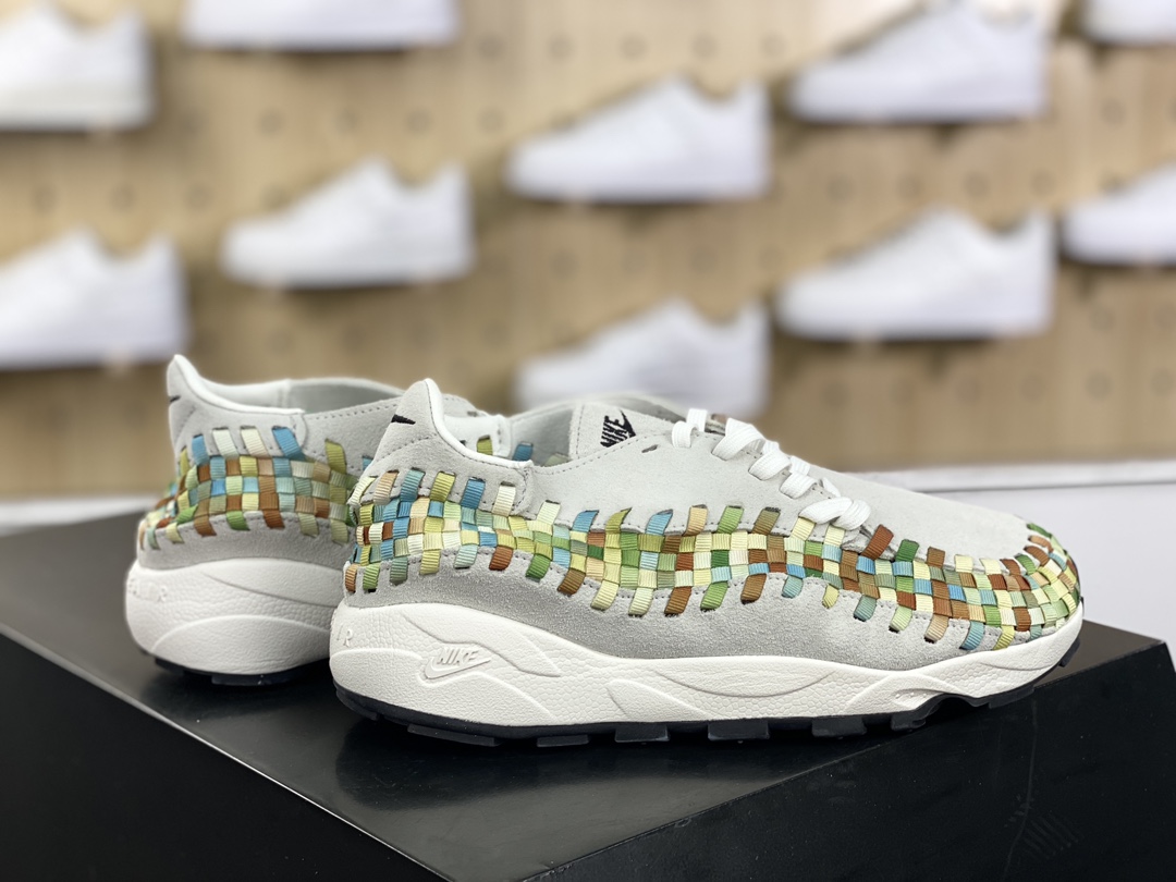 NIKE Air Footscape Woven ”Cow Print” running shoes ”Beige” FB1959-101