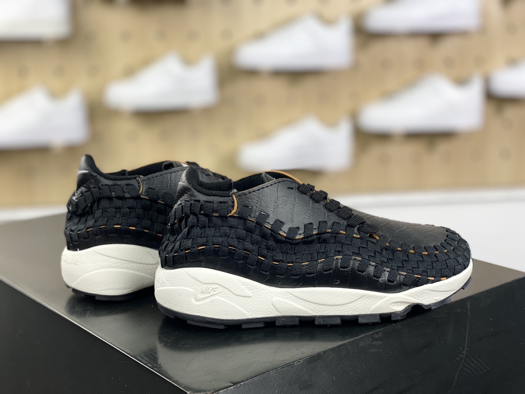 NIKE Air Footscape Woven ”Smoke Grey” foot running shoes ”Horse Hair Black Grey” FB1959-010