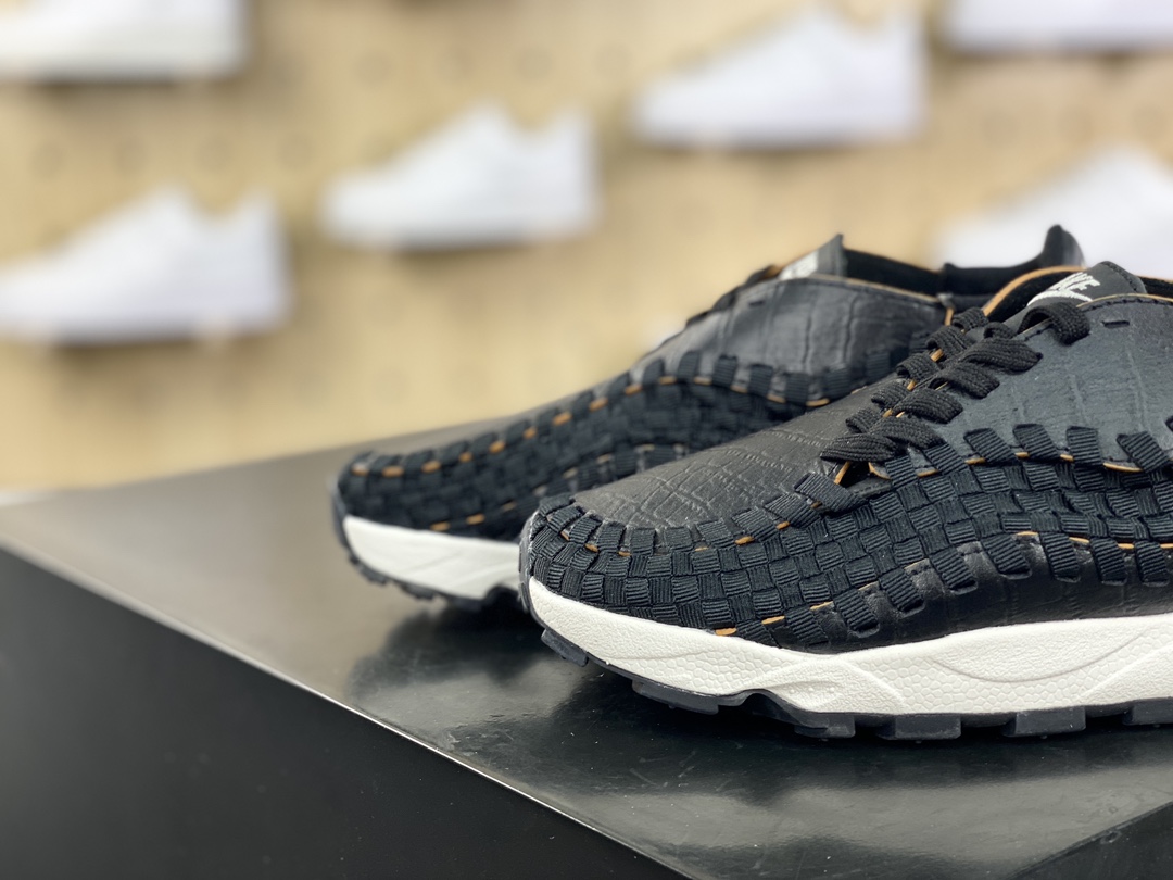 NIKE Air Footscape Woven ”Smoke Grey” foot running shoes ”Horse Hair Black Grey” FB1959-010