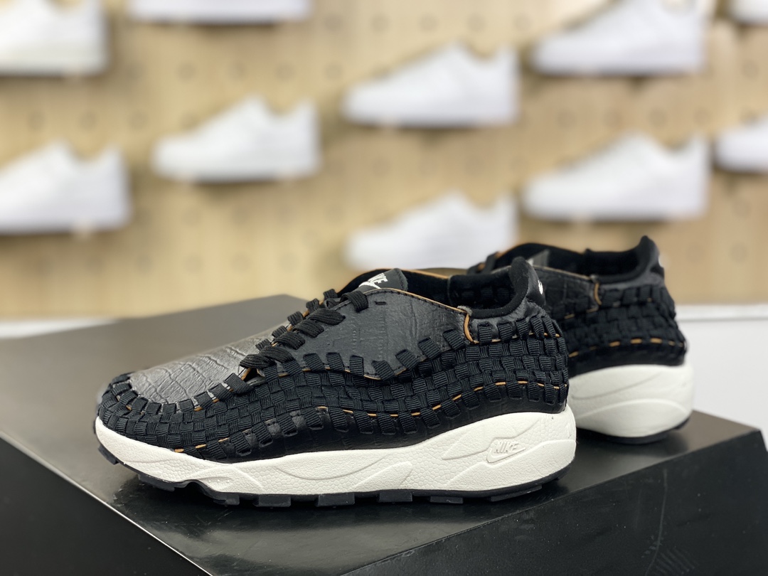 NIKE Air Footscape Woven ”Smoke Grey” foot running shoes ”Horse Hair Black Grey” FB1959-010