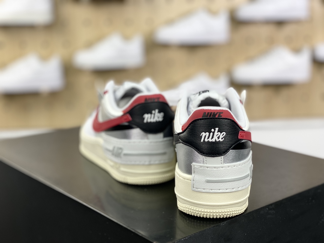 Nike WMNS Air Force 1 Shadow ”Matcha Green” Air Force One Sneakers ”Leather Patch Yellow Matcha Green” FN6335-100
