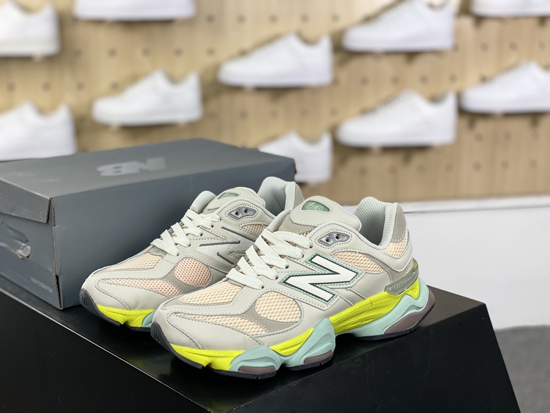 220 新百伦New Balance 9060”Beige/Pink/Grey”系列跑步鞋“灰粉黄”U9060GCB