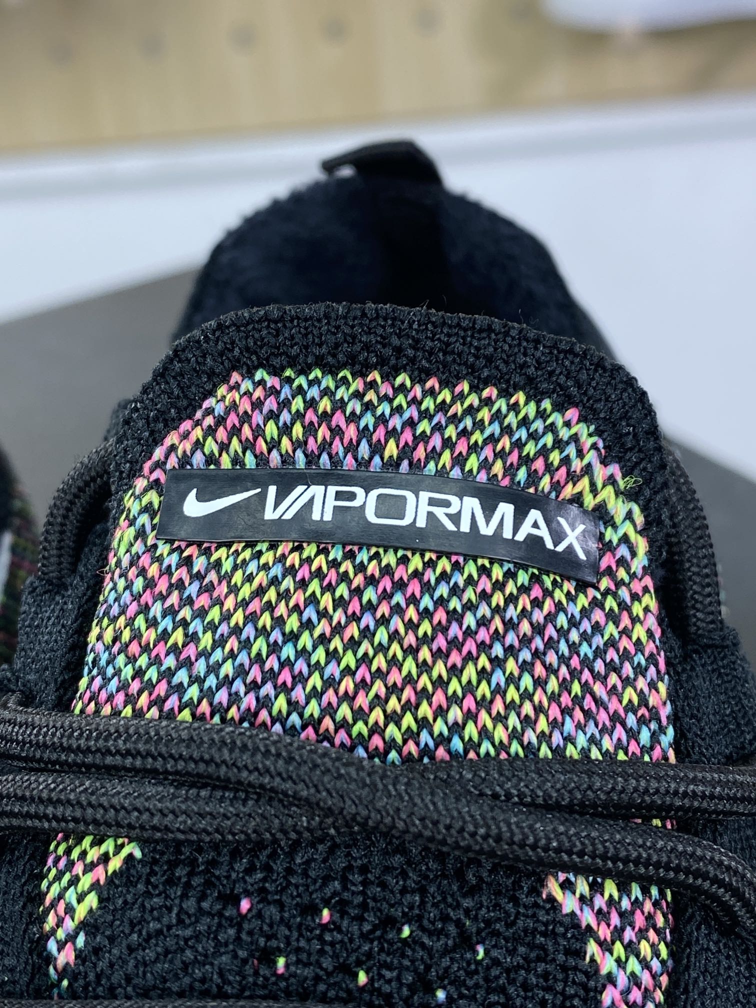 260 Nike Air VaporMax 2023 Flyknit FK”Black Multi-Color”2023款大气垫慢跑鞋“针织黑白彩虹”DV1678-008