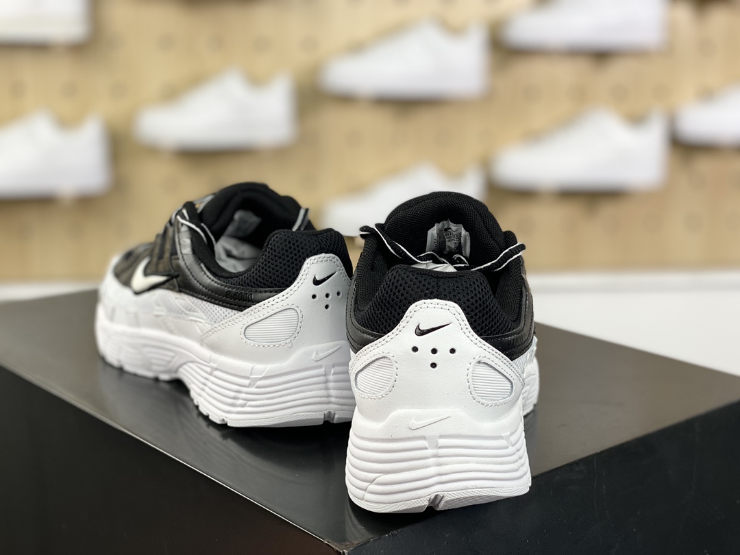 Nike P-6000 ”White/Black” series low-top retro dad jogging shoes ”White and Black Tai Chi” BV1021-003
