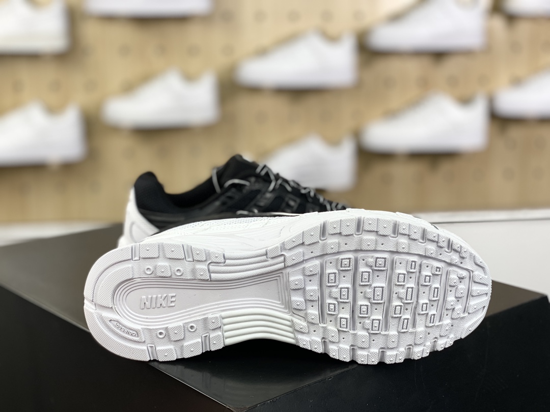 Nike P-6000 ”White/Black” series low-top retro dad jogging shoes ”White and Black Tai Chi” BV1021-003