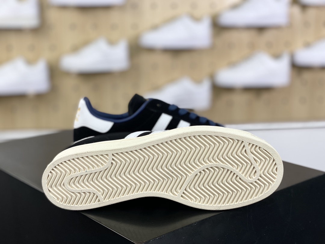 Adidas Originals Superstar 80s ”White Dark Green” classic sneakers ”Frosted Black and White Night Blue” B25961