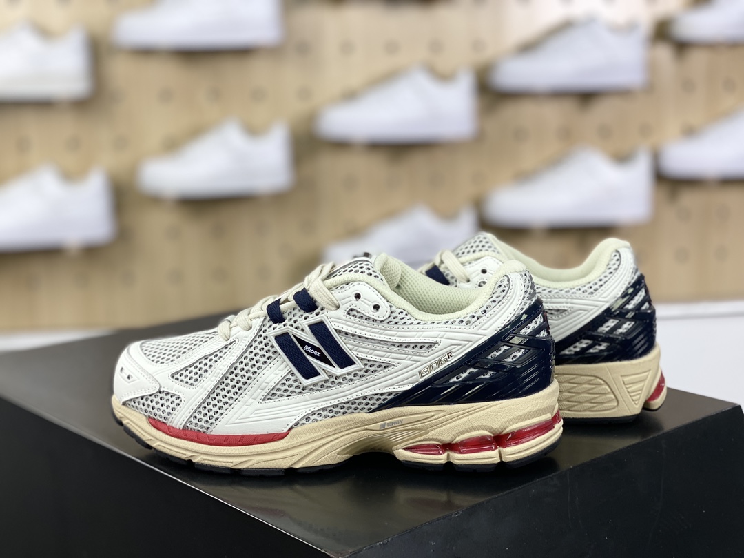 180 新百伦New Balance M1906R系列复古老爹慢跑鞋“网布白红午夜蓝”M1906RR