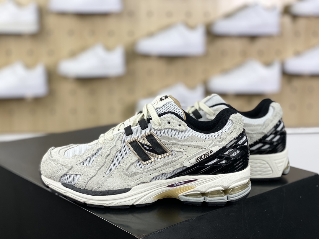 180 NB新百伦New Balance M1906Dv2”Protection Pack”系列慢跑鞋“解构翻毛浅灰黑金”M1906DC