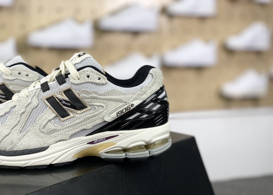 180 NB新百伦New Balance M1906Dv2”Protection Pack”系列慢跑鞋“解构翻毛浅灰黑金”M1906DC