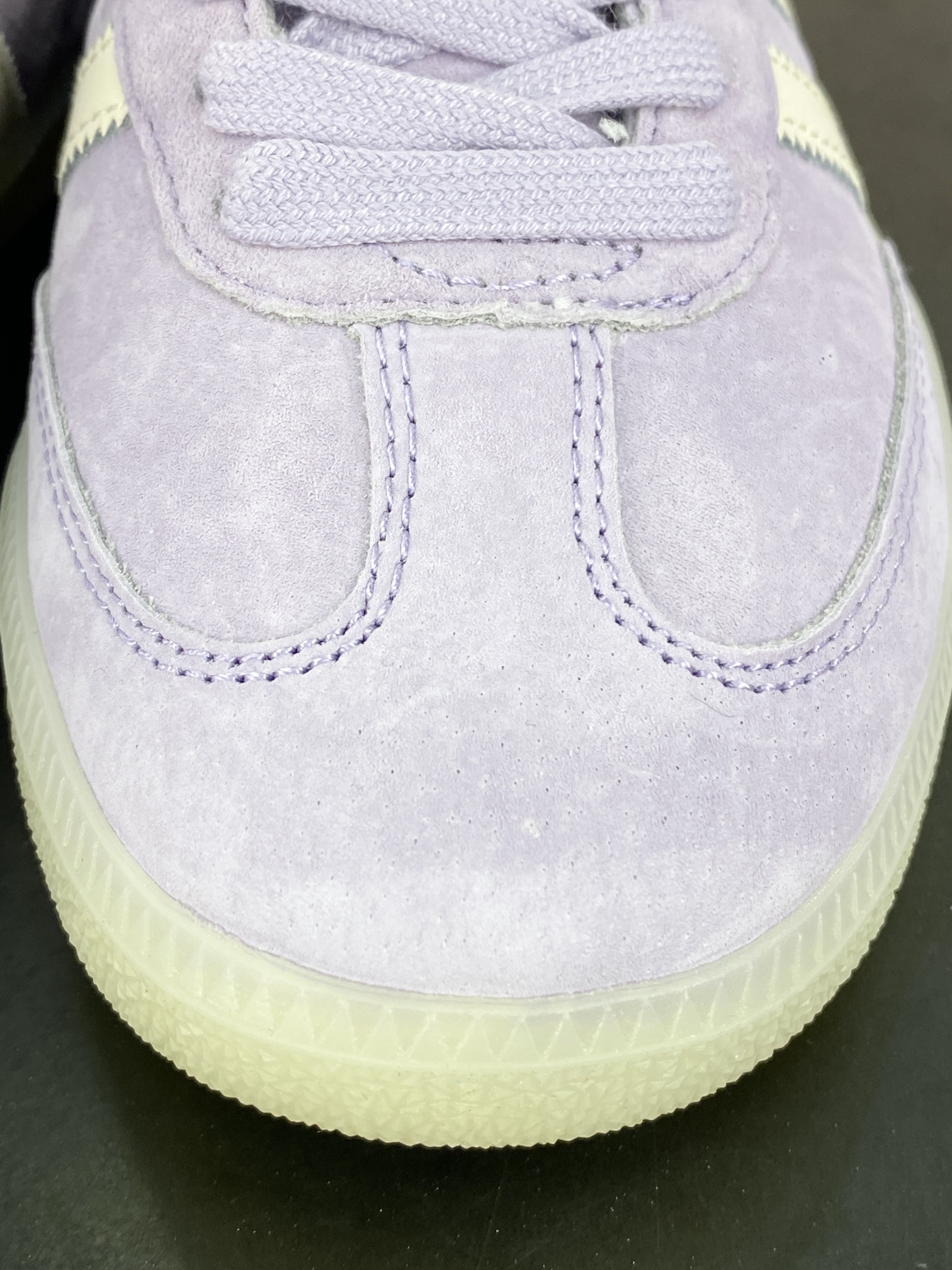 160 三叶草Adidas Wmns Originals Samba OG”Purple/Off White”桑巴舞板鞋“麂皮浅紫奶白”IG6176