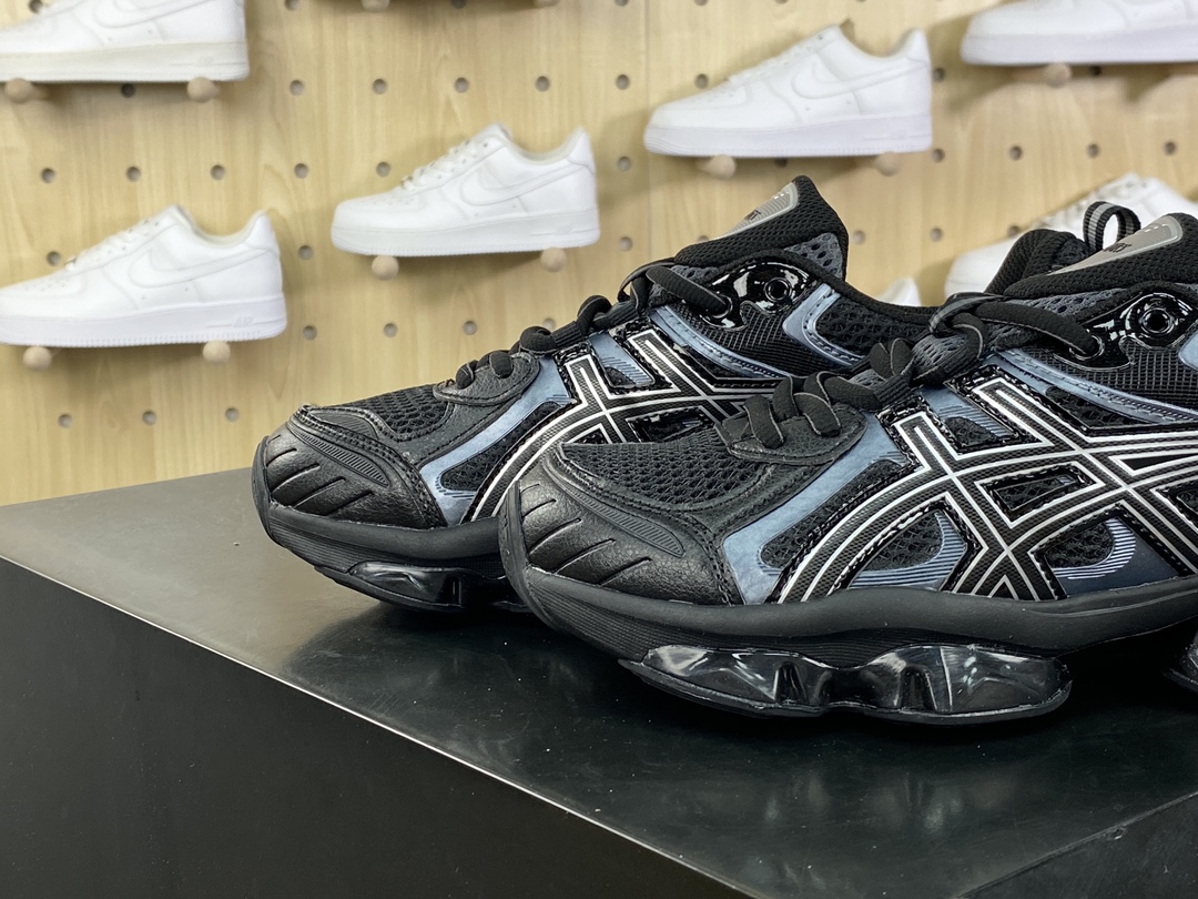 240 亚瑟士/ASICS Gel-Quantum Kinetic”Black Sliver”量子跑步鞋“黑银”1203A270-253