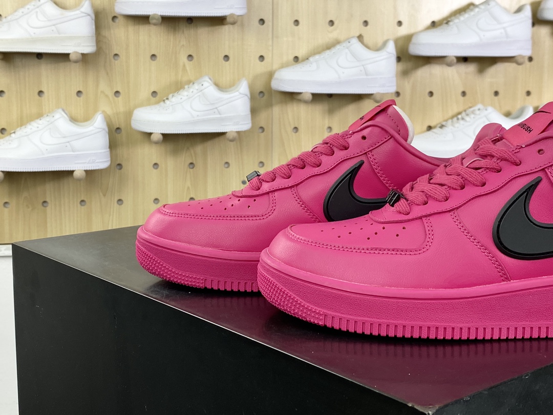 260 AMBUSH x Nike Air Force 1 Low SP"Hot Pink"空军一号板鞋“联名火龙果黑大钩”DV3464-200