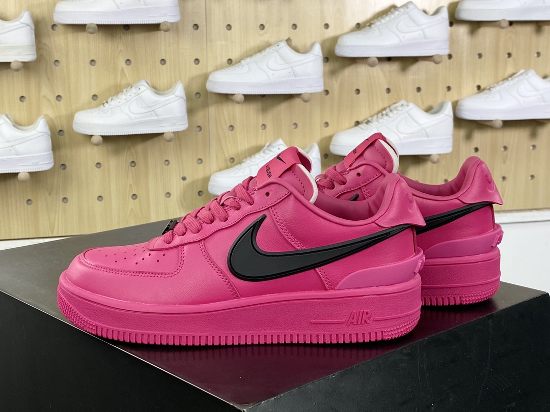 260 AMBUSH x Nike Air Force 1 Low SP"Hot Pink"空军一号板鞋“联名火龙果黑大钩”DV3464-200